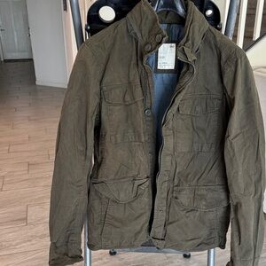GAP Men's Military Field Jacket in Olive